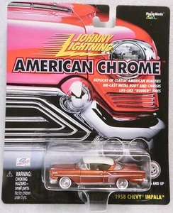 Johnny Lightning American Cromo - Chevy Impala 1958 - fundido a presión con neumáticos de goma - Imagen 1 de 3