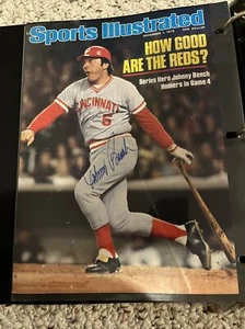 JOHNNY BENCH CINCINNATI REDS HOF 89 Signed SPORTS ILLUSTRATED 11/1/1976 - Picture 1 of 3