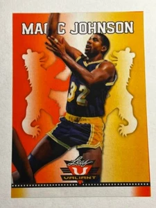 2012 Leaf Valiant Orange PLASTIC PROOF MISSING #/50 Magic Johnson Lakers - Picture 1 of 2