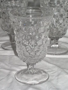 Fostoria AMERICAN Pattern Clear 8oz Low Water Goblet - Picture 1 of 2