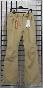 Volcom Species Stretch Slim Fit Snowboardhose, Damen XS, Dark Khaki Neu - Bild 1 von 2