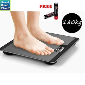 Digital Electronic Bathroom Weighing Scale Measurement Health Scale【180KG】 - Picture 1 of 3
