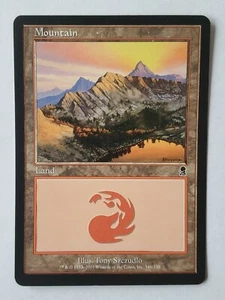 Mtg Magic The Gathering Card Mountain Land Odyssey - Picture 1 of 4