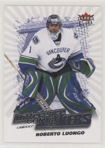 2008-09 Fleer Ultra Difference Makers Roberto Luongo #DM18 HOF