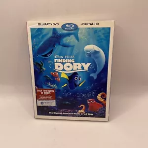 Disney Pixar Finding Dory Blu-Ray (3-disc Set, Blu-Ray/DVD/Bonus) W/Slipcover - Picture 1 of 5