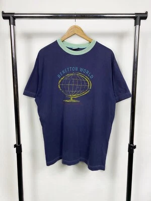 Camiseta de Colección United Colors Of Benetton Para Hombre Talla XL Hecha en Italia Foto 1 de 4