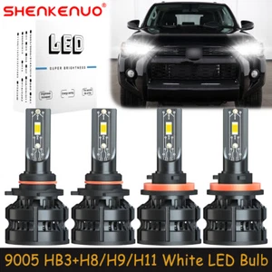 For Toyota 4Runner 2006-2020 Combo 9005+H11 LED Headlights Bulb High Low Beam Z8 - Picture 1 of 18