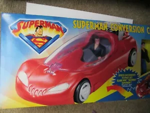 Juego de figuras de acción Kenner Superman cupé de conversión Clark Kent rojo - Imagen 1 de 2