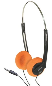 Old Vintage Stereo Headset Ear Retro 80s Pad Walkman Headphones PC MP3 Sport - Picture 1 of 3