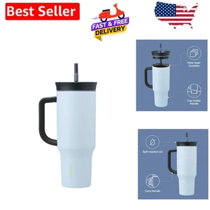 Isolierter 40 Unzen Becher mit 2-in-1 Deckel und Strohhalm - Perfekt für aktiven Lebensstil - Bild 1 von 8
