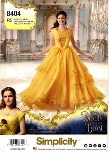 Simplicity 8404 Misses Beauty and the Beast Costume Sewing Pattern Size 14-22 - Picture 1 of 2
