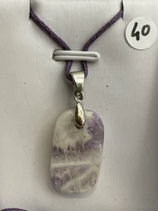 Pendentif En Agate Et Améthyste De Sauternes Mineraux De France FMG Collection - Picture 1 of 1
