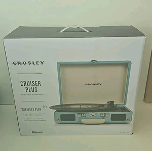 Tocadiscos de vinilo Blue Crosley CR8005F-BK Cruiser Plus - Nuevo - Imagen 1 de 5
