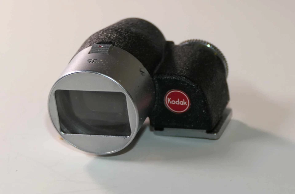Localizador óptico Kodak Shoe Mount 35mm/80mm visor 35-80 para retina - Imagem 1 de 3