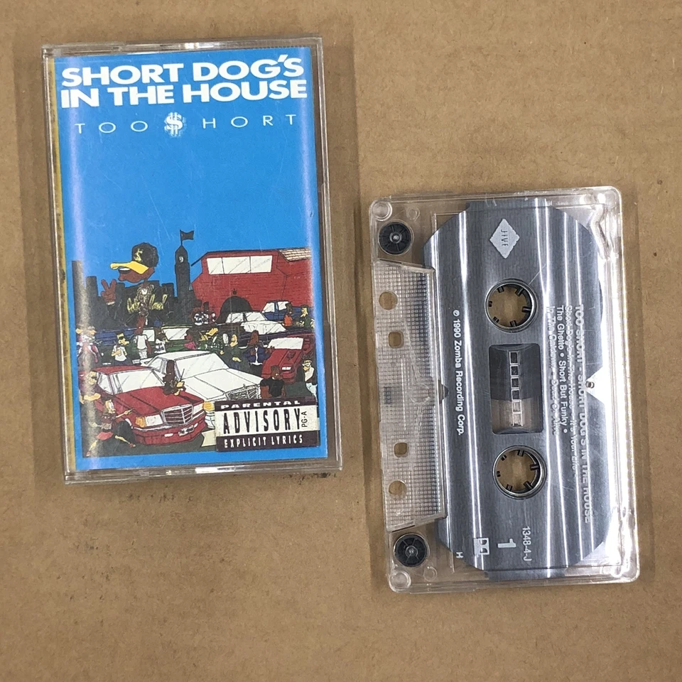 TOO SHORT Cassette Tape 90s Rap Hip Hop SHORT DOGS IN THE HOUSE ICE CUBE - Image 1 of 4