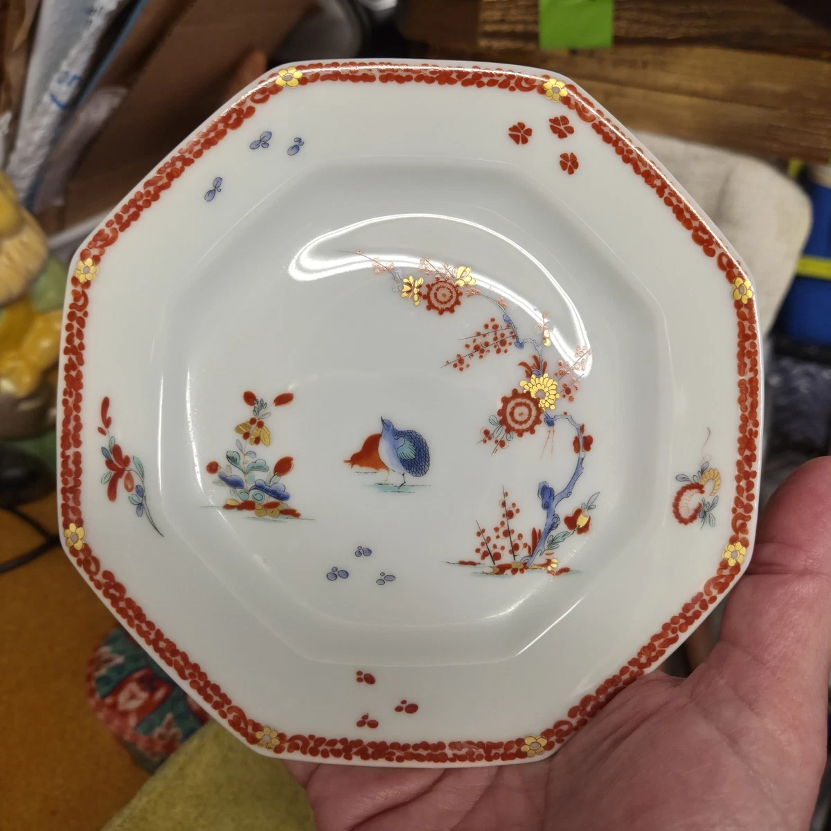 柿右衛門手　時代　八角鉢　共箱　幅約23㎝　本Y7-0502⭐︎1Fトヒオ 柿右卫门| eBay