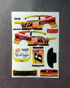 2025 Custom Brad Keselowski #6 Oscar Mayer Coke Zero 1/64 Peel & Stick Decals - Picture 1 of 1