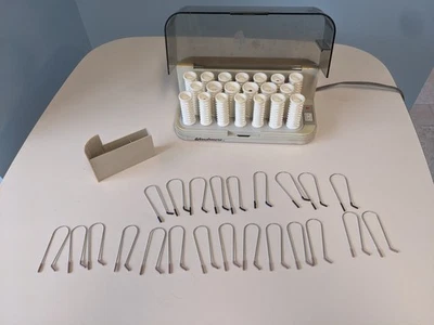 Vintage Windmere Hot Roller 20 Curlers 23 Clips QH-20/750 SSP-120 WORKS - Imagem 1 de 4