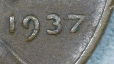 1937 Lincoln Wheat Cent “DDO/DDR” Penny Variety Coin Error  - Image 1 of 4