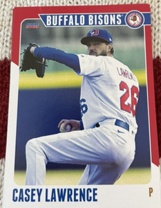 2023 AAA  Buffalo Bisons Casey Lawrence Toronto Blue Jays Minor League
