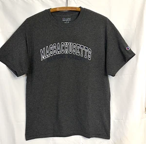 Mass Maritime Academy MMA Buccaneers Men's Large Gray Champion S/S T-Shirt Tee - Picture 1 of 3