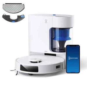 Ecovacs Deebot N20 Plus Cordless Robotic Vacuum Cleaner 14.8V Self-empty Station - Picture 1 of 8