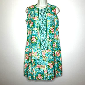 Vintage A Dixie Lou Frock Mod Floral Shorts Skort Romper Playsuit Women's 14 - Picture 1 of 16