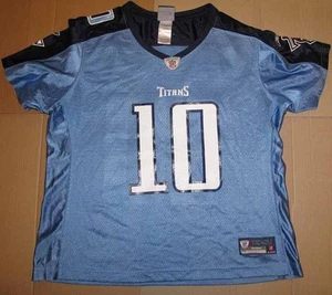 Reebok Women's NFL Jersey Titans Jake Locker Light Blue sz M - Bild 1 von 1