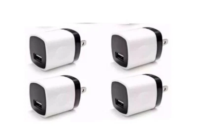 4x 1A USB Power Adapter AC Home Wall Charger US Plug FOR iPhone 7 8 X XR - Image 1 of 2