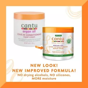 Cantu Argan Oil Leave-in Conditioning Repair Cream 16oz - AU STOCK - Picture 1 of 7
