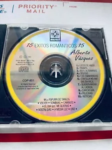 RARE Alberto Vázquez - '15 Exitos Romanticos 15' (CD, 1992) Musart Latin Spanish - Picture 1 of 7