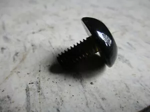 1999 LATER HARLEY AIR CLEANER COVER SCREW BLACK CHROME - Foto 1 di 5