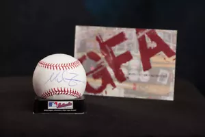 GFA Tampa Bay Rays MIKE ZUNINO Signed MLB Baseball Z1 COA PROOF - Picture 1 of 1