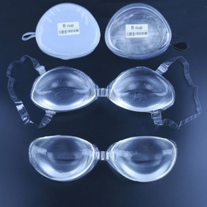 Self Adhesive Silicone Bra Breast Stick Gel Transparent Push Up Invisible Bra