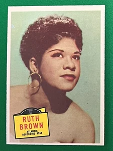 1957 Topps Hit Stars RUTH BROWN Card #30 Very Good Condition Atlantic Recording - Picture 1 of 2