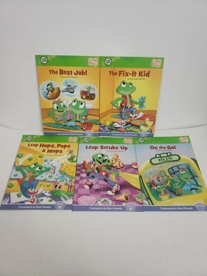 Leap Frog Tag Reader LEARN TO READ Short Vowels Book Set of 6 Soft Books Bundle - Image 1 of 4