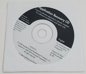 BUNDLE/LOT 2004 HP Application Recovery CD & Driver Recovery CDs (3 Total Discs) - Picture 1 of 4