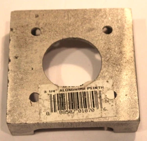 DOUGLAS FONDRY 01070 SUPPORTO BASE POSTALE QUADRATA ALLUMINIO 3-1/4"x3-1/4"x1" - Foto 1 di 2