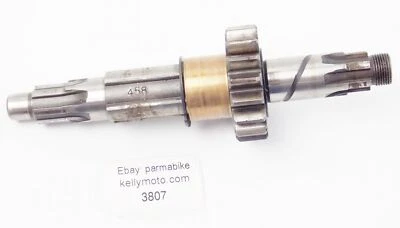 1974 HUSQVARNA CR250 MOTOR GEARBOX TRANSMISSION MAINSHAFT 458 17T 161245801 - Image 1 of 4