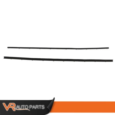 Fit For 1978-1996 Ford Bronco Tailgate Window Sweep Weatherstrip Seal Set Kit - Image 1 of 4
