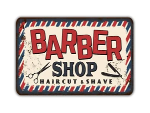 Barber Shop Sign Vintage Style - Picture 1 of 6