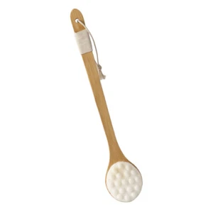 Shower Body Brush Fibre Long Handle Back Scrubber for Skin Exfoliating - Picture 1 of 16