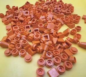 LEGO ORANGE FLIESE HANG RUND GROSSPACKUNG MENGE 190 STÜCK 1X1 VERSCHIEDENE TEILE WELTRAUM - Bild 1 von 2