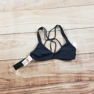 NEW B.Swim Bikini Top Women Extra Small Black Bralette Strappy Swim Beach Ladies - Picture 1 of 10
