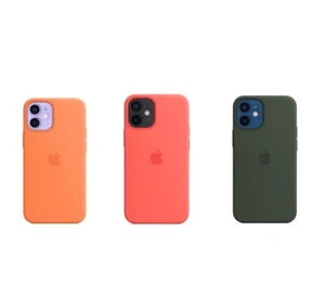 Genuine OEM Apple iPhone 12 Mini Silicone Case Multiple Colors - Picture 1 of 19