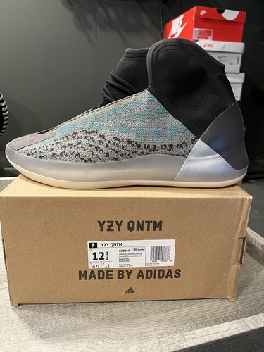Taglia 12 5 Adidas Yeezy Quantum blu acqua