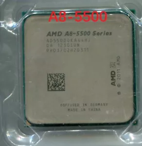 AMD A8-5500 socket FM2 quad core CPU AD5500OKA44HJ 3.2 GHz Trinity HD 7560D GPU - Picture 1 of 4