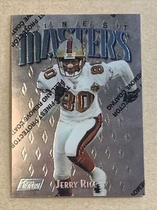 1997 Topps Finest Jerry Rice Masters REFRACTOR #137 PSA 9 49ERS