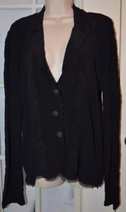 Chico's Net Trim Blouse Size 1 - Picture 1 of 3
