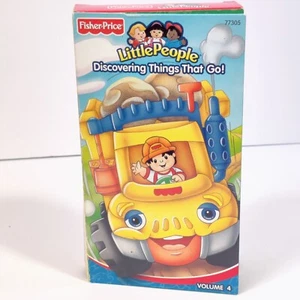 Fisher Price Little People:  Discovering Things That Go Vol 4(VHS) kids learning - Picture 1 of 4